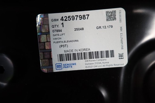 CHEVROLET TAPA BAUL TRACKER GEPEK ZADNJA ZADNJI CHEVROLET TAPA BAUL TRACKER GEPEK ZADNJA ZADNJI