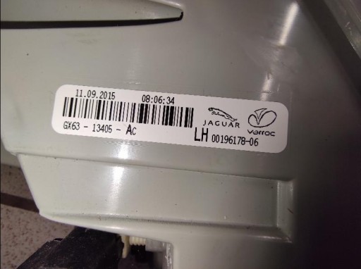 LAMPA FAR ZADNJA  STRANA JAGUAR XF X260 15- GX63-13405-AC