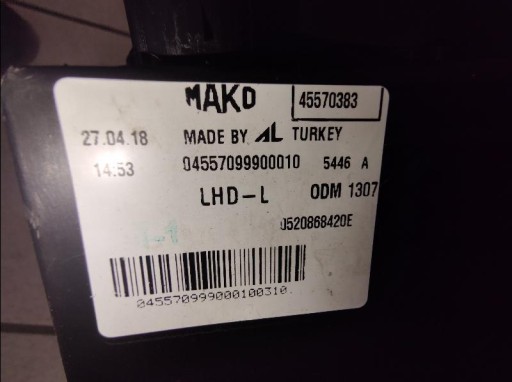 LAMPA FAR PREDNJA STRANA FIAT FIORINO BIPPER QUBO