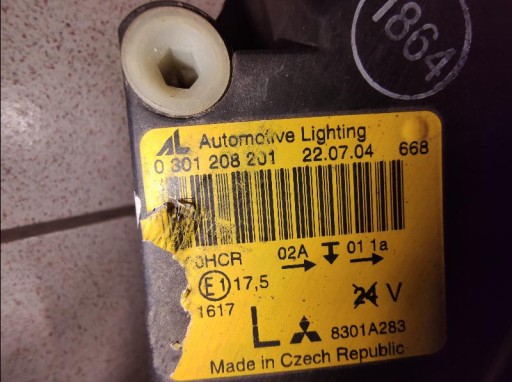 LAMPA FAR PREDNJA STRANA MITSUBISHI COLT VI 6 8301A283 LAMPA FAR PREDNJA STRANA MITSUBISHI COLT VI 6 8301A283