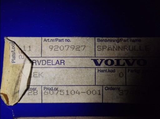 KLIZAČ NAPINJAČ / ZATEZAČ POJASA ROZRZADU VOLVO V70 S70 S80