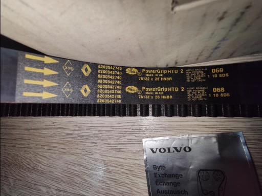POJAS ROZRZADU GARNITURA VOLVO S40 V40 30777408