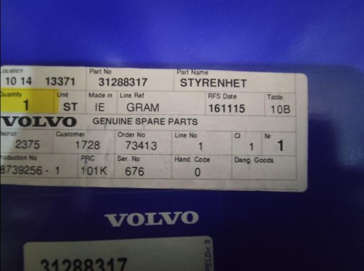 PANEL KLIMATIZACIJE PROTOK VOLVO V60 S60 31288317