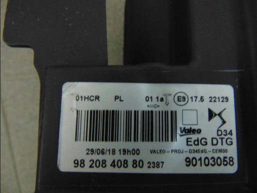 CITROEN DS3 DS-3 CROSSBACK LAMPA FAR PREDNJA LIJEVA STRANA