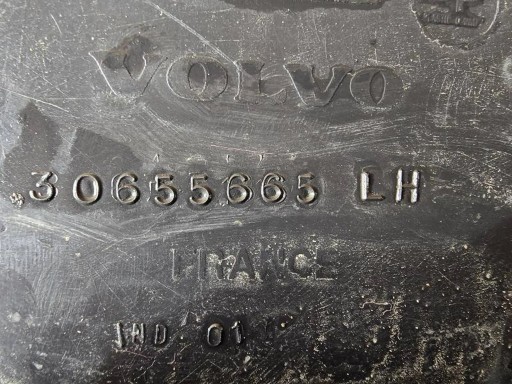 VOLVO V70 S60 30655665 PVC BLATOBRANA PREDNJA STRANA LIJEVA