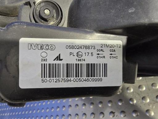IVECO DAILY IV 14- 05802476873 LAMPA FAR PREDNJA STRANA DESNA