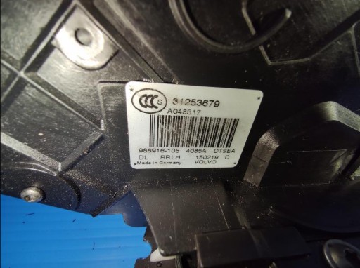 VOLVO XC60 I XC70 V70 S80 31253679 BRAVA VRATA LIJEVA STRANA ZADNJI