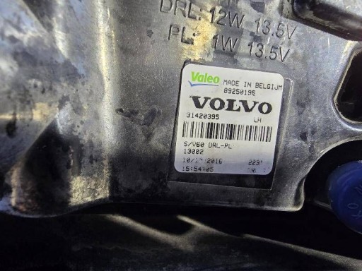 SVIJETLA ZA DANJE LED DRL PREDNJA STRANA LIJEVA VOLVO S60 V60 REDIZAJN 31420395 SVIJETLA ZA DANJE LED DRL PREDNJA STRANA LIJEVA VOLVO S60 V60 REDIZAJN 31420395