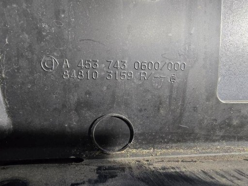 SPOJLER DODATAK GEPEKA GEPEK ZADNJI SMART FORTWO III 14- C453 A4537430600