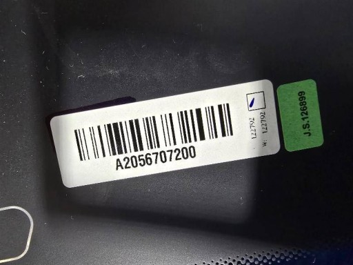 STAKLO BOČNI ZADNJA  ZADNJI STRANA DESNA MERCEDES-BENZ C W205 GODINA 25 A2056707200