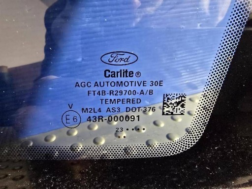 KAROSERIJSKA STAKLO BOČNI ZADNJA  ZADNJI DESNA STRANA FORD EDGE II 23R FT4B-R29700-A