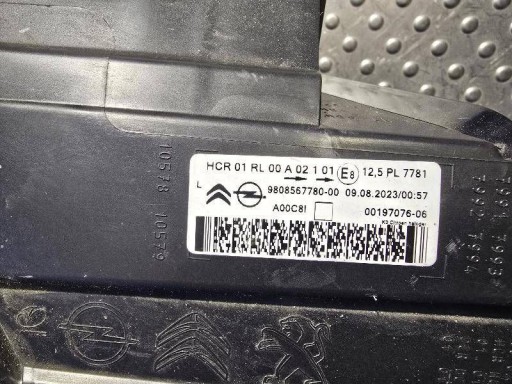 LAMPA FAR PREDNJA STRANA LIJEVA OPEL VIVARO C JUMPY III 9808567780
