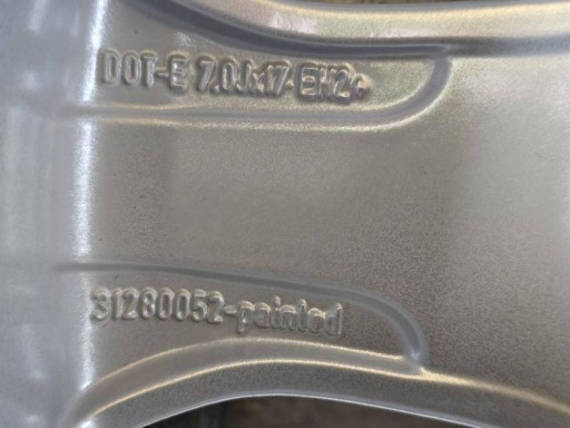 FELGA ALUMINIJSKA 17 VOLVO S80 S40 S60 C30 7JX17 ET50 31280052 FELGA ALUMINIJSKA 17 VOLVO S80 S40 S60 C30 7JX17 ET50 31280052