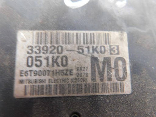 MODUL MOTORA 1.0 OPEL AGILA B 33920-51K03