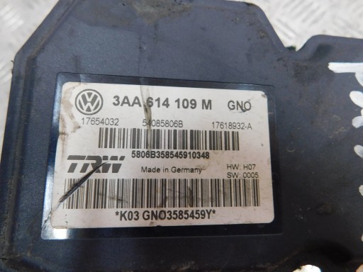 PUMPA ABS VW PASSAT B7 3AA614109M