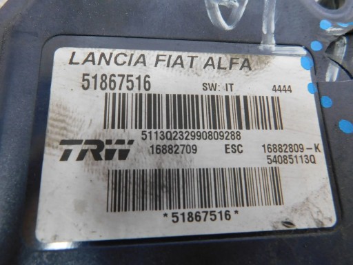 PUMPA ABS 51867516 LANCIA DELTA III