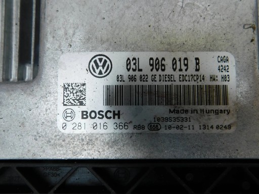 MODUL MOTORA KOMPJUTER SEAT EXEO 2.0 TDI 03L906019B