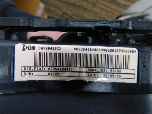 AIRBAG NOSAČ  VOZAČA FIAT GRANDE PUNTO