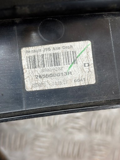 LAMPA FAR ZADNJI ZADNJA  DESNI RENAULT SCENIC III 3 09-
