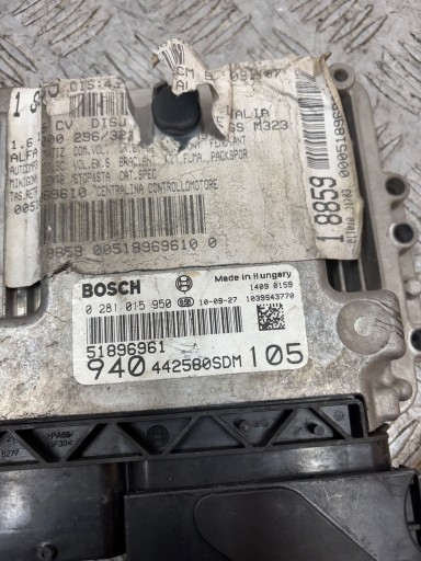 MODUL MOTORA KOMPJUTER ALFA ROMEO GIULIETTA 1.6 JTD 51896961