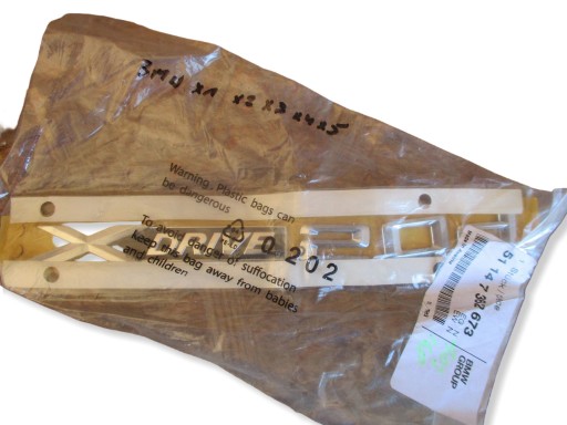 EMBLEMAT LITERY BMW X3 F25 E83 LCI X1 E84 X4 F26