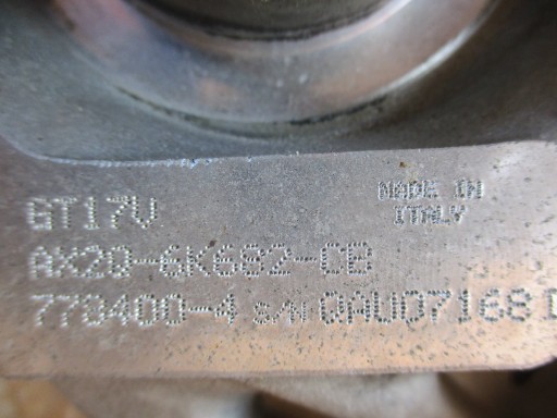 TURBINA JAGUAR XF250 RANGE ROVER 3.0D