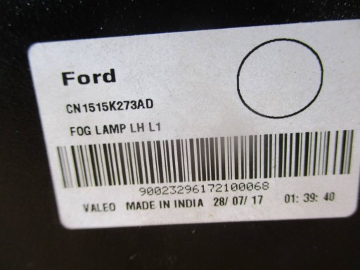 SVIJETLO MAGLENKA ZADNJA LIJEVA FORD ECOSPORT SVIJETLO MAGLENKA ZADNJA LIJEVA FORD ECOSPORT