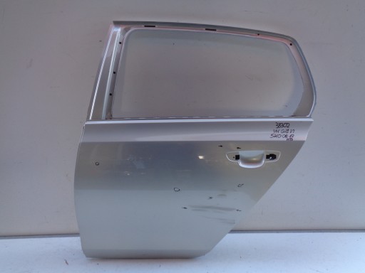 VRATA LIJEVA ZADNJA VW GOLF VI 6 5K 5K0 08-12 HATCHBACK (OBIČNI) NR 38302