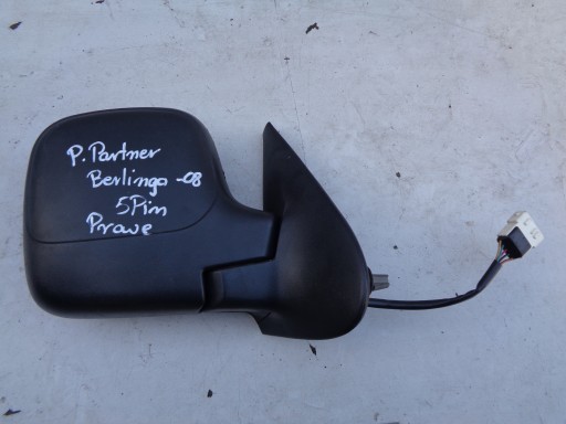 RETROVIZOR DESNA PEUGEOT PARTNER 5 PIN -08