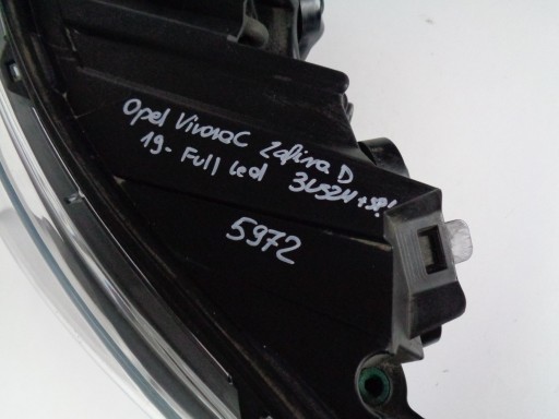 LAMPA FAR LIJEVA STRANA OPEL VIVARO C 19- ZAFIRA D XENON