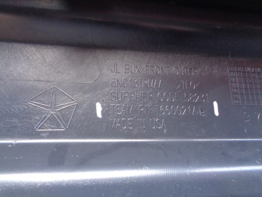 BRANIK PREDNJA STRANA JEEP WRANGLER IV 18- NR 28569