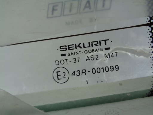 STAKLO ZADNJA  GEPEKA FIAT PUNTO II 99-03