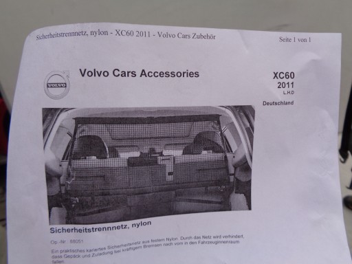 NOVO ROLETA GEPEKA VOLVO XC60 08-16