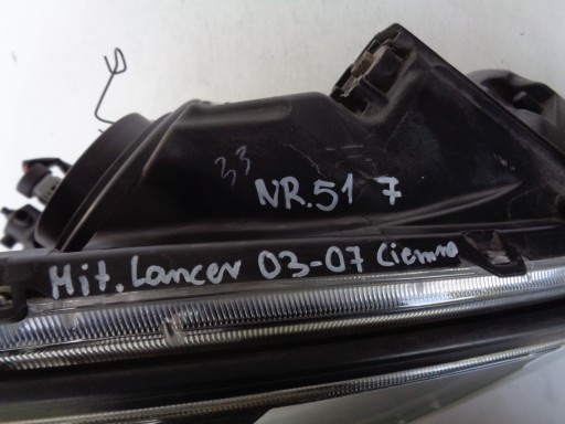 LAMPA FAR DESNA STRANA MITSUBISHI LANCER 03- TAMNA LAMPA FAR DESNA STRANA MITSUBISHI LANCER 03- TAMNA