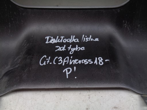 SPOJLER BRANIKA ZADNJA  LAJSNA CITROEN C3 AIRCROSS 18-
