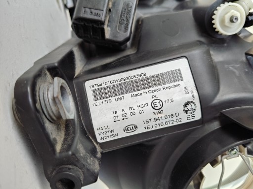 LAMPA FAR DESNA STRANA SKODA CITIGO 1ST 11-16