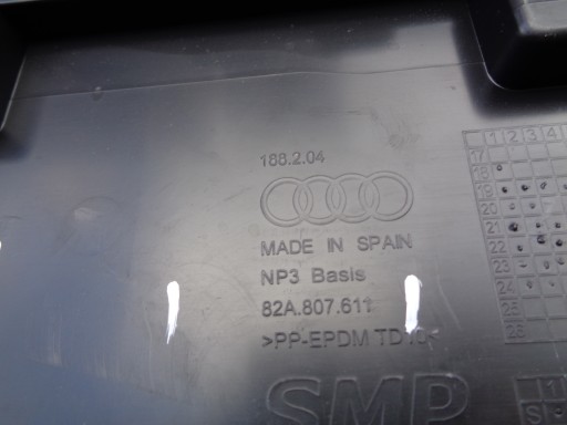 --NO-WA-- POKLOPAC ISPOD BRANIK PREDNJA STRANA AUDI A1 II 82A 18-