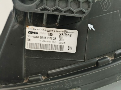 LAMPA FAR LIJEVA STRANA RENAULT TALISMAN REDIZAJN FULL LED