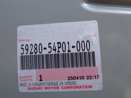 OPLATA DESNA STRANA PREDNJA VANJSKI FARTUCH SUZUKI VITARA III 15- NR 46967 OPLATA DESNA STRANA PREDNJA VANJSKI FARTUCH SUZUKI VITARA III 15- NR 46967