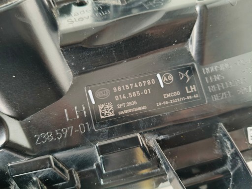 MAGLENKA LIJEVA STRANA LED DRL CITROEN DS4 CROSSBACK