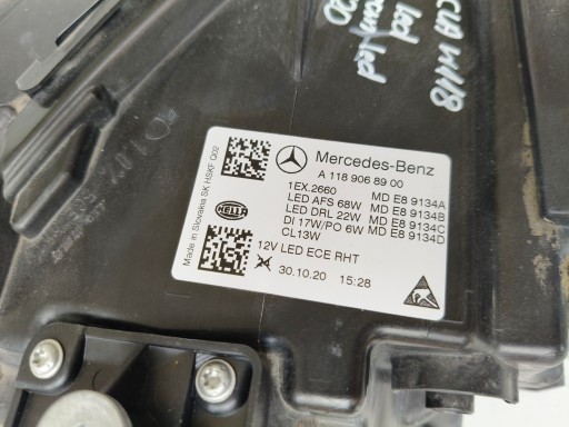 LAMPA FAR LIJEVA STRANA MERCEDES CLA W118 18- MULTIBEAM FULL LED