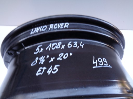 FELGA ALUMINIJSKA LAND ROVER 8,5JX20 ET45 5X108 J8A2-1007-DA