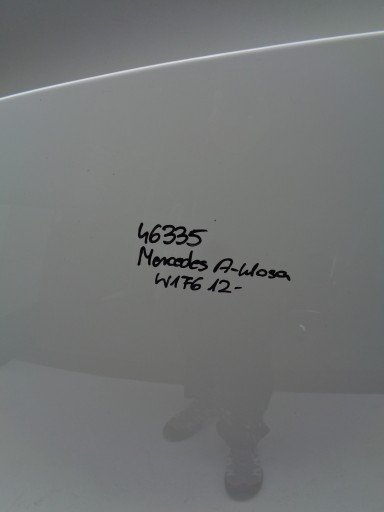 HAUBA POKLOPAC MOTORA MERCEDES A-KLASA W176 12- NR 46335