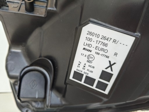 LAMPA FAR DESNA STRANA RENAULT KANGOO 13- REDIZAJN