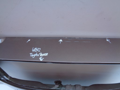 GEPEK ZADNJA TOYOTA PROACE PEUGEOT EXPERT 16- JUMPY ZAFIRA D + SPOJLER 41812
