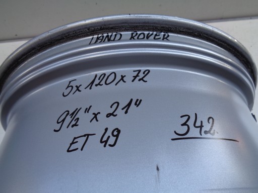FELGA ALUMINIJSKA LAND ROVER 9,5JX21 ET49 5X120
