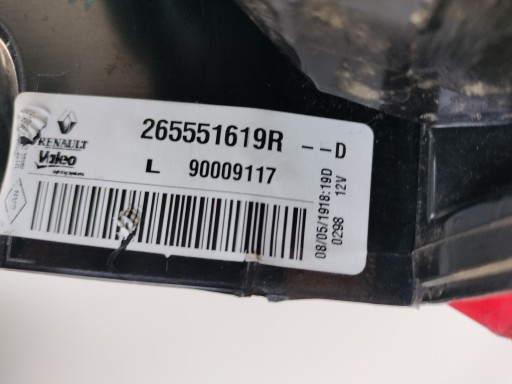 LAMPA FAR LIJEVA STRANA ZADNJA DACIA DOKKER 12-