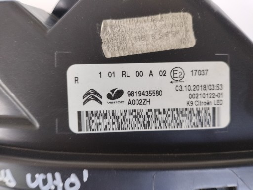 MAGLENKA DESNA STRANA CITROEN BERLINGO IV 18- LED MAGLENKA DESNA STRANA CITROEN BERLINGO IV 18- LED