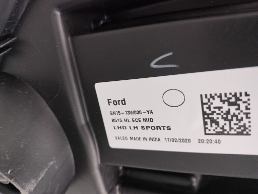 LAMPA FAR LIJEVA STARIRANA FORD ECOSPORT 17- REDIZAJN STARI TAMNA