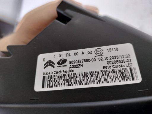 MAGLENKA DESNA STRANA CITROEN C3 III 16- NOVI